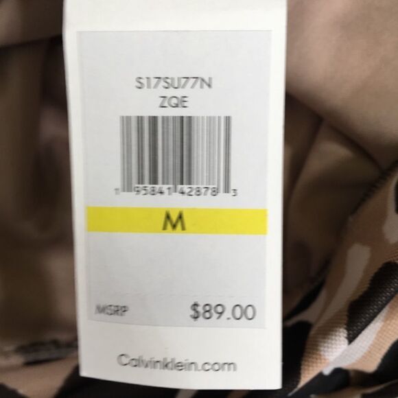 CALVIN KLEIN ANIMAL PRINT MOCK NECK TOP AND RUCHED MIDI SKIRT STRETCH SET M NWT - Picture 13 of 16